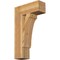 Ekena Millwork Legacy Block Rough Sawn Bracket, Western Red Cedar, 6"W x 18"D x 30"H BKT06X18X30LEC05RWR - alternate 1